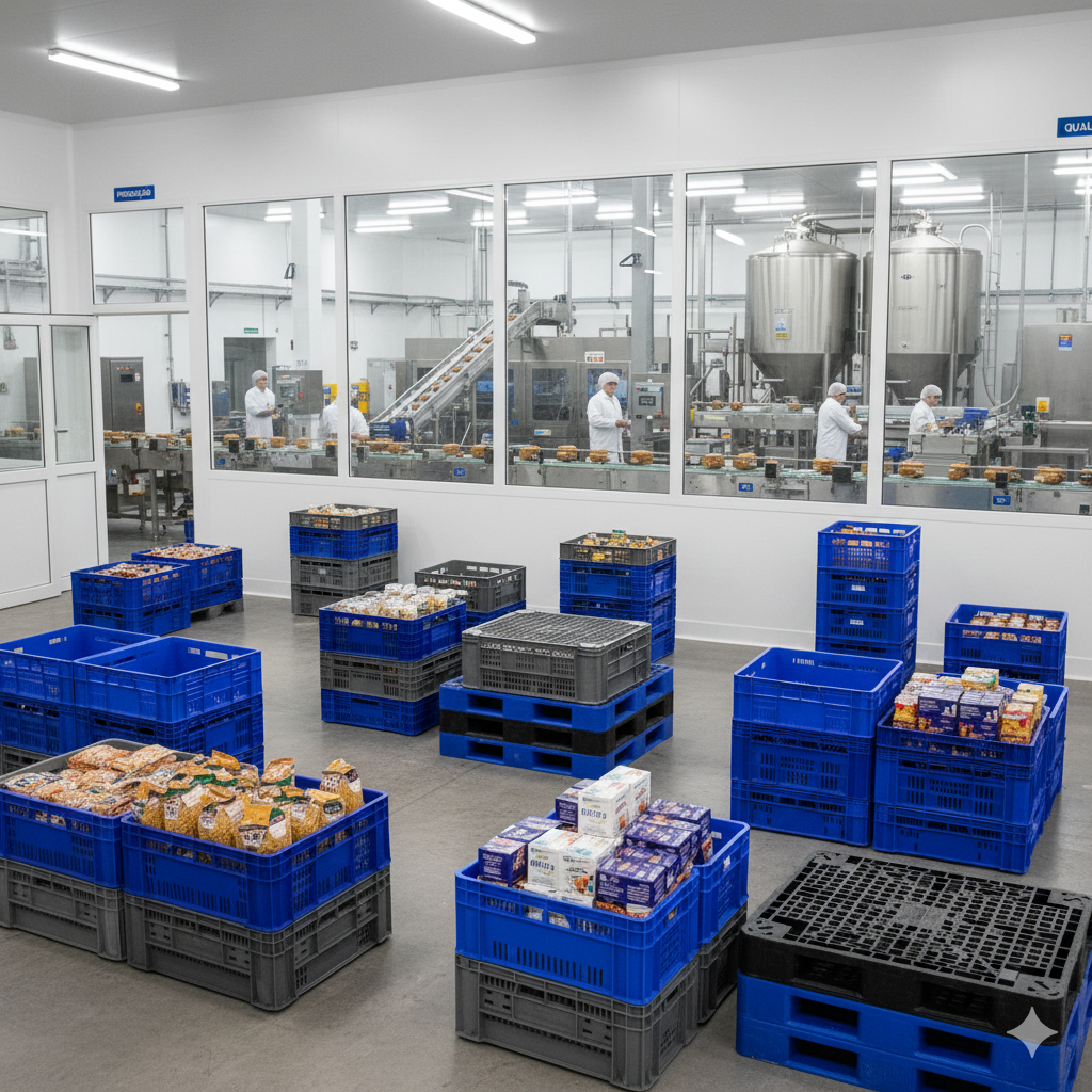 Caixas e Pallets Plásticos