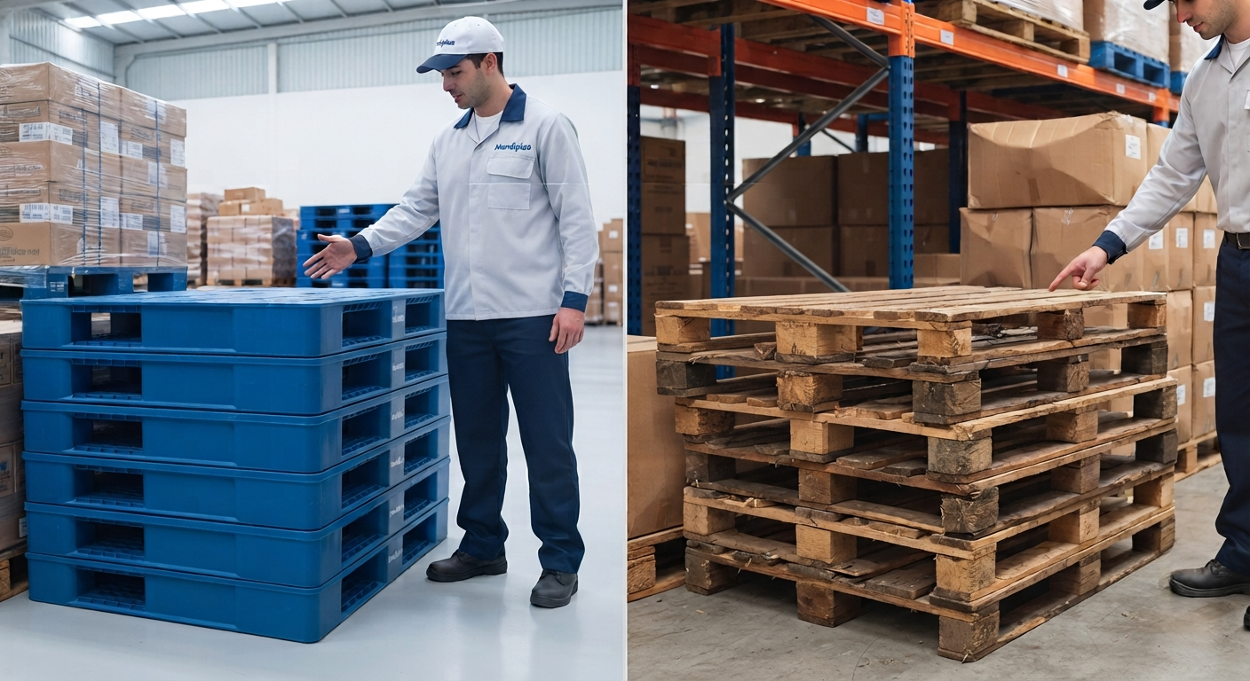 Pallets de Plástico vs. Pallets de Madeira